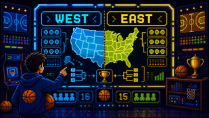 NBAのカンファレンスとは？東西の違いと仕組みを解説