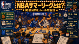 NBAサマーリーグとは？開催目的と本戦とのルールの違いを解説